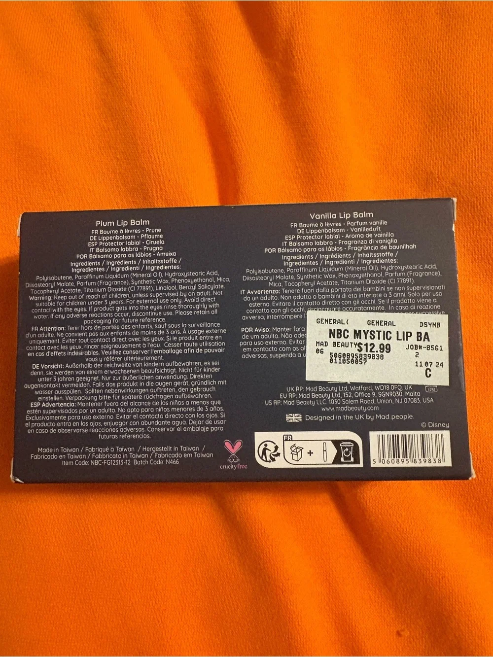Disney official lip